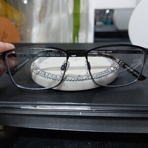 Foster Grant Men's Austin Pop of Power Rectangular Reading Glasses 1.75 Power OP